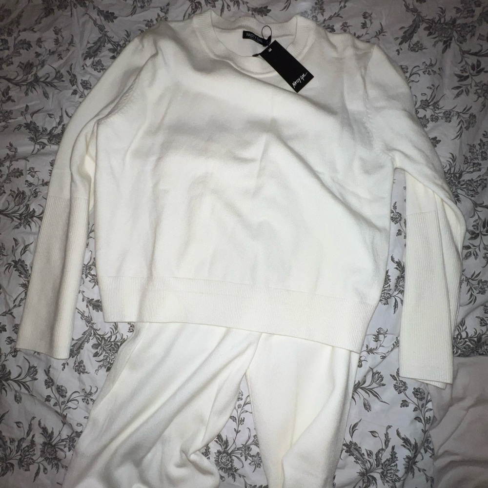 White Sweater Set